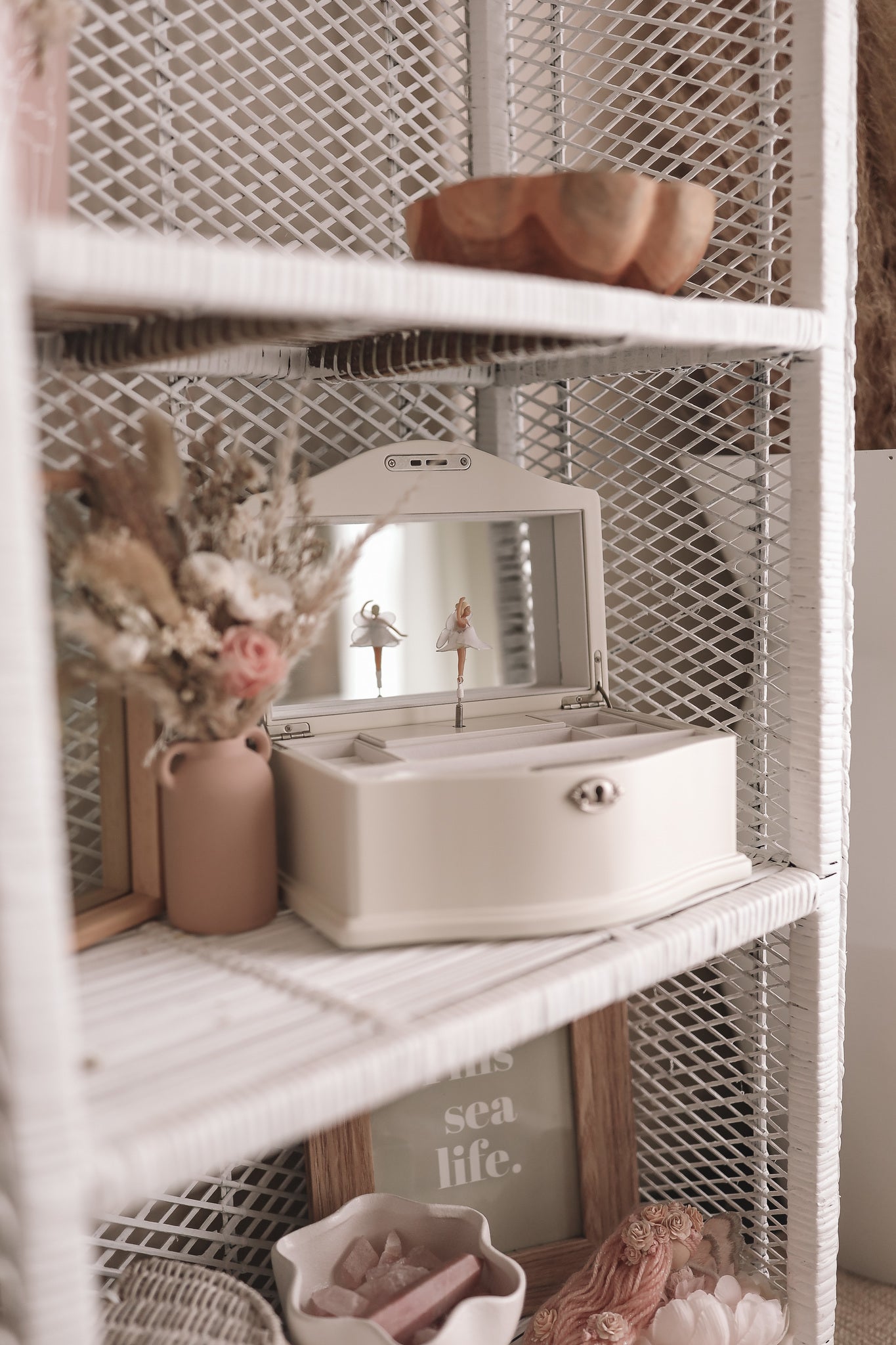 Luxe Musical Ballerina Jewellery Box - (Large)