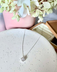 Sterling Silver Clover Necklace