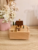 Wind-Up Musical Car Carousel for Boys and Girls