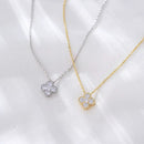 Sterling Silver Clover Necklace