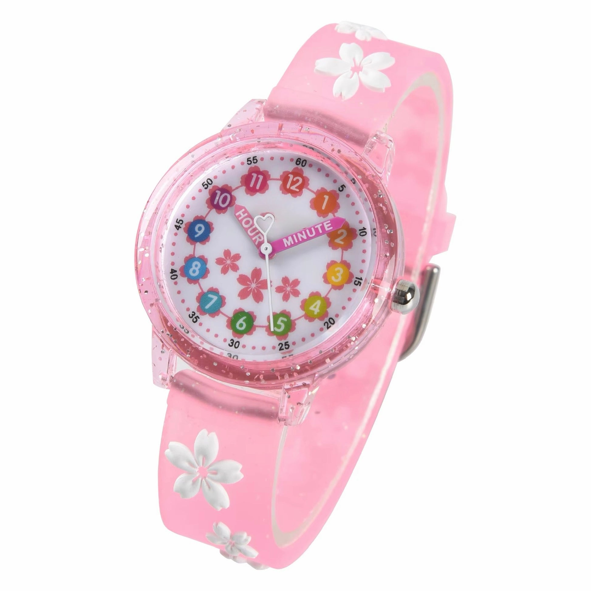 Flower Watch in Pink