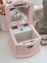 MINI LUX MUSICAL BALLERINA JEWELLERY BOX in SOFT PINK