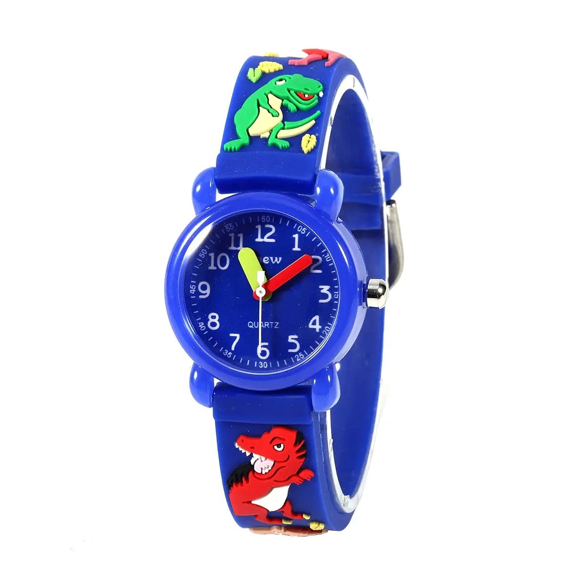 Dinosaur watch - in black & blue