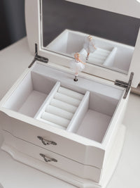 Large Classic Lux Musical Jewellery Box