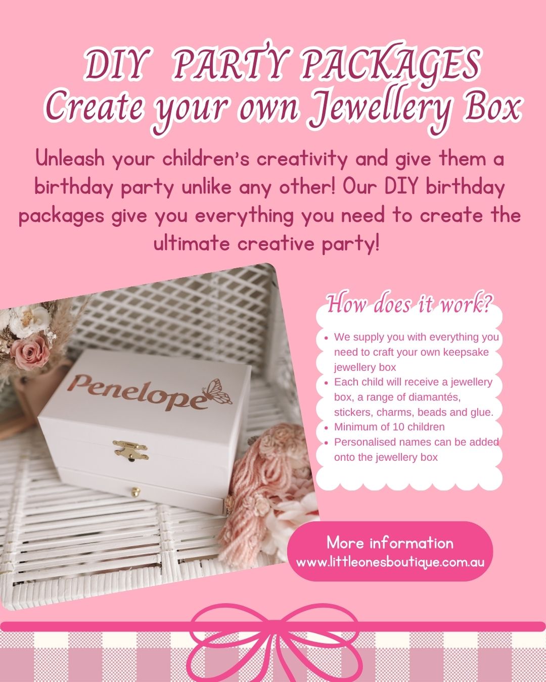 DIY Party Package - Additional Child