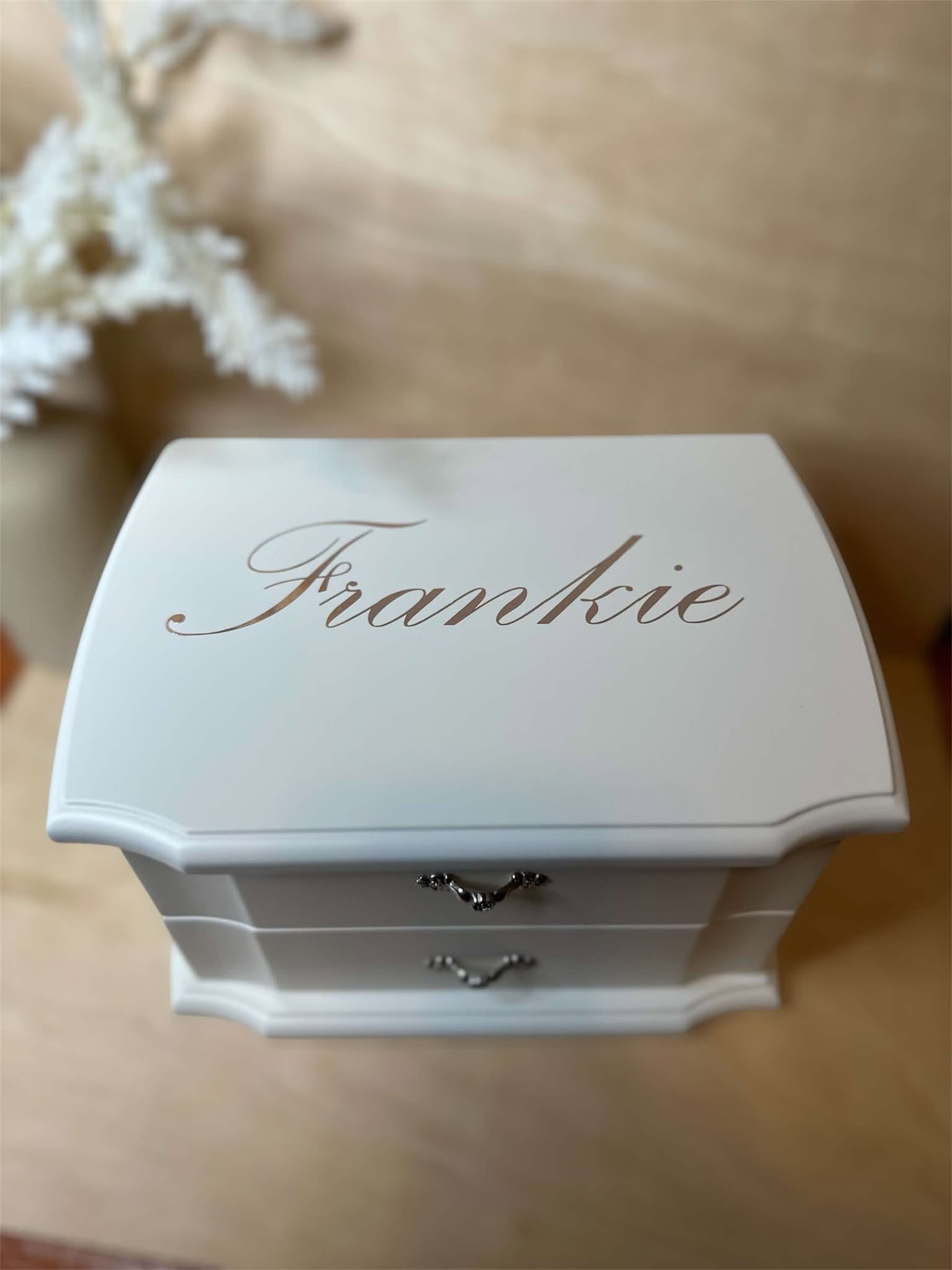 Large Classic Lux Musical Jewellery Box