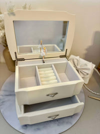 Large Classic Lux Musical Jewellery Box