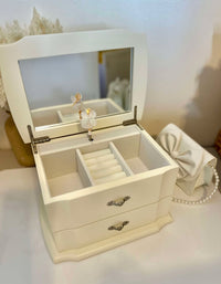 Large Classic Lux Musical Jewellery Box