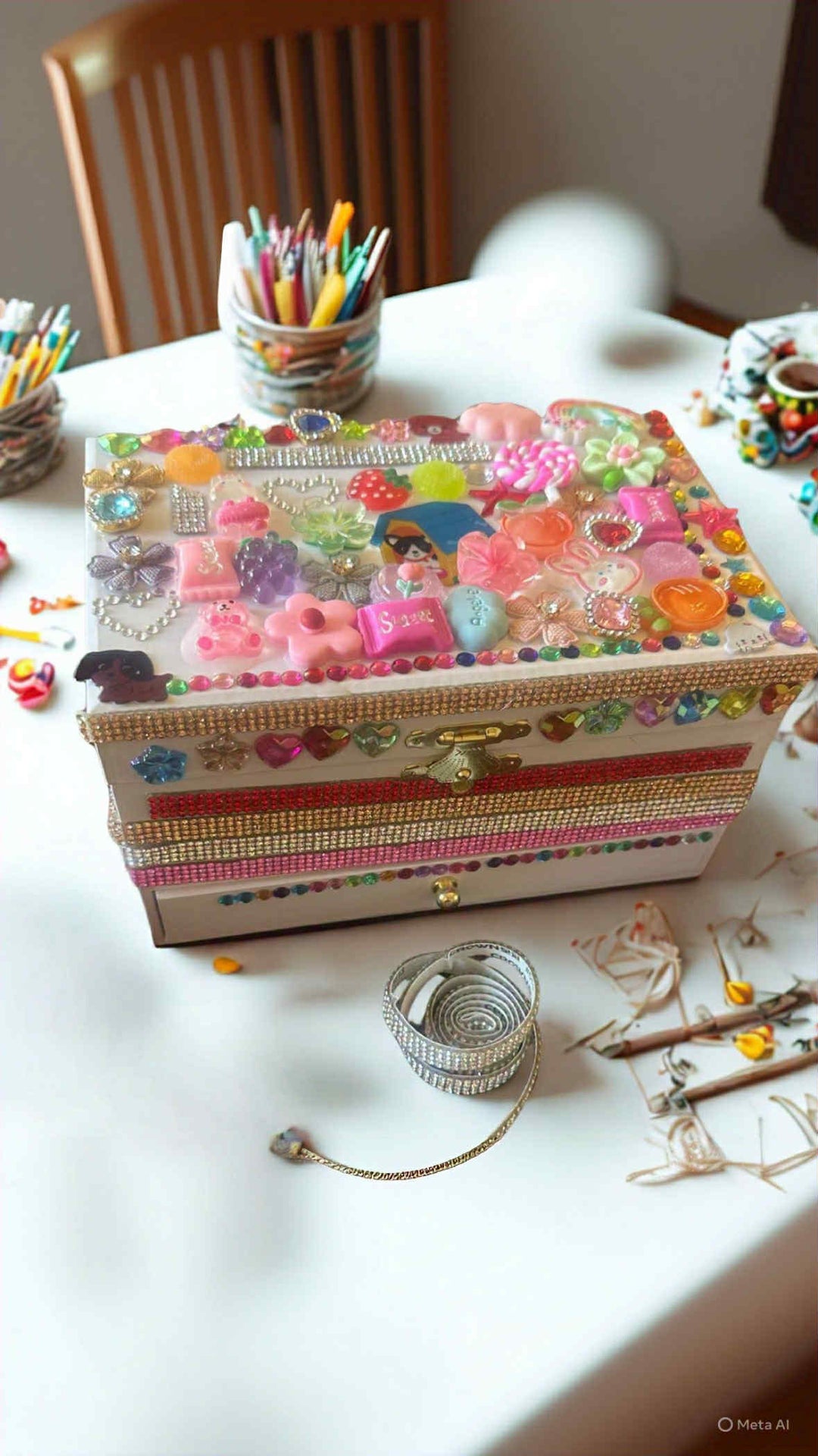 DIY Bedazzled Jewellery Box Party Package